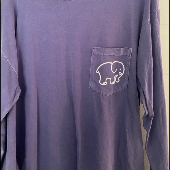 Lavender Long Sleeve Ivory Ella Shirt - Picture 2 of 3